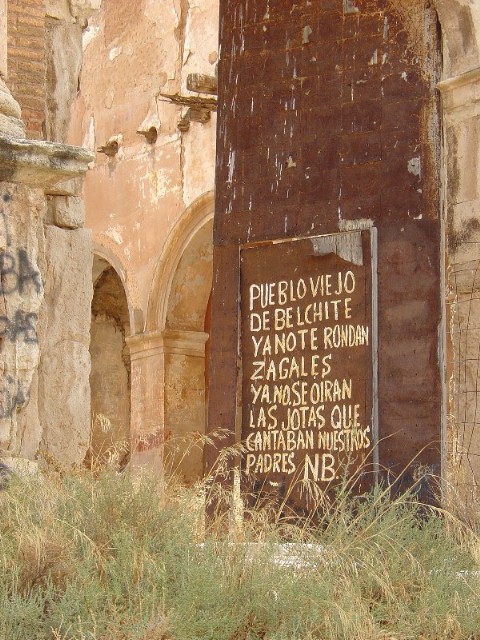 Foto de Belchite (Zaragoza), España