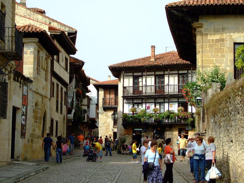 Foto de Santillana del Mar (Cantabria), España