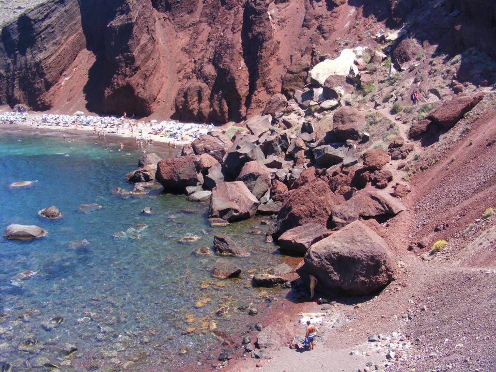 Foto de Red Beach, Grecia