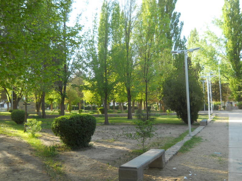 Foto: Plaza - Uspallata (Mendoza), Argentina