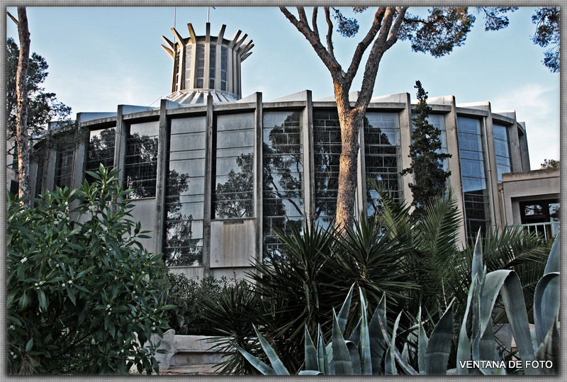 Foto: IGLESIA DE LA PORCIÚNCULA-VIDRIERAS - Arenal (Mallorca) (Illes Balears), España