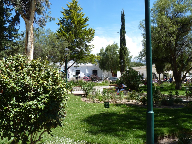 Foto: Plaza - Cachi (Salta), Argentina