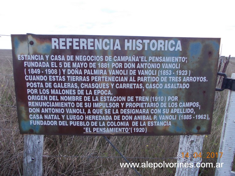 Foto: El Pensamiento. referencia historica. - El Pensamiento (Buenos Aires), Argentina