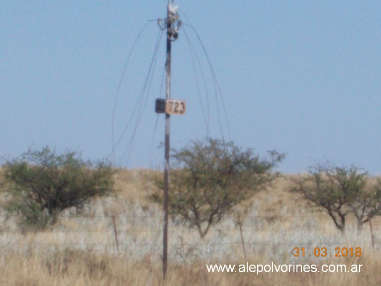 Foto: Apeadero Km 723 - Caldenadas (San Luis), Argentina