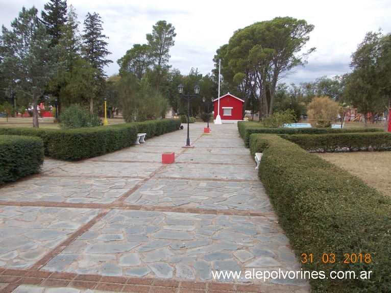 Foto: Plaza de Fraga - Fraga (San Luis), Argentina