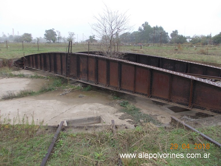 Foto: Estacion Carhue mesa giratoria - Carhue (Buenos Aires), Argentina