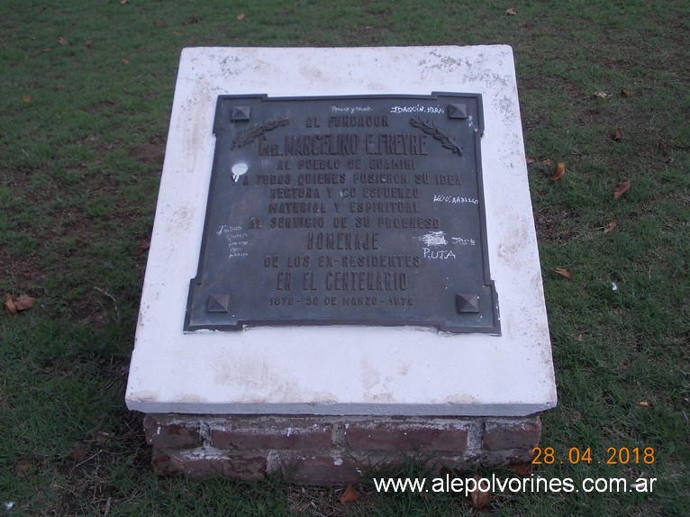 Foto: Placa al Centenario de Guamini - Guamini (Buenos Aires), Argentina