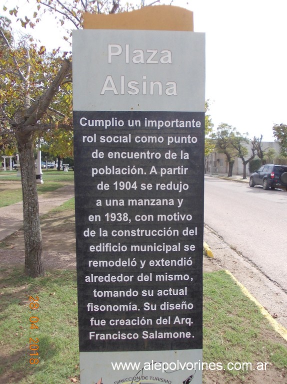 Foto: Plaza Alsina Guamini - Guaminí (Buenos Aires), Argentina