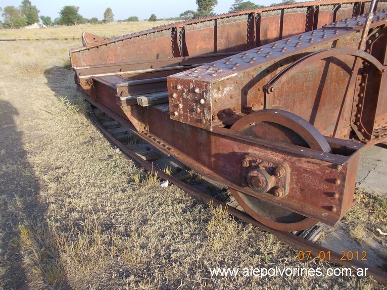 Foto: Estacion Telen - Mesa Giratoria - Telen (La Pampa), Argentina