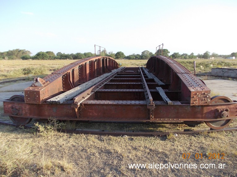 Foto: Estacion Telen - Mesa Giratoria - Telen (La Pampa), Argentina