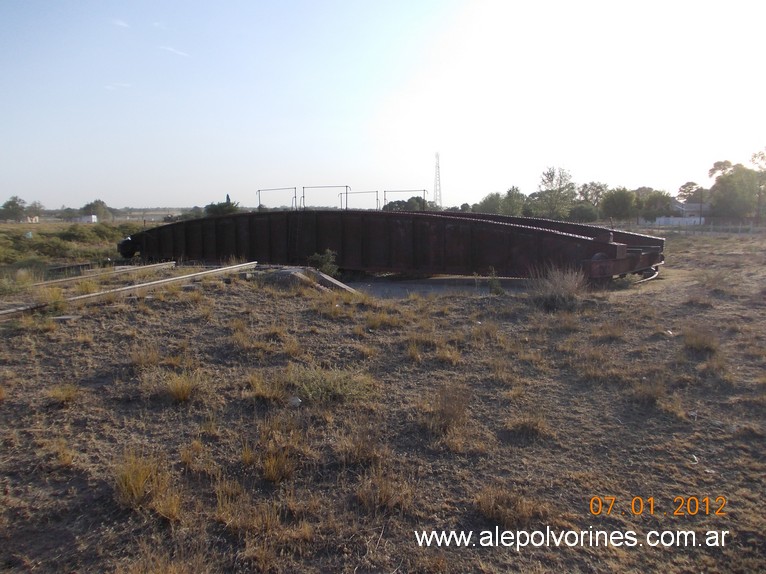 Foto: Estacion Telen - Mesa Giratoria - Telen (La Pampa), Argentina