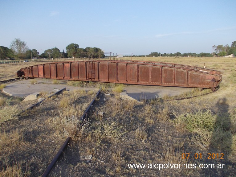 Foto: Estacion Telen - Mesa Giratoria - Telen (La Pampa), Argentina