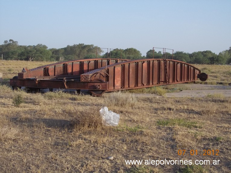 Foto: Estacion Telen - Mesa Giratoria - Telen (La Pampa), Argentina