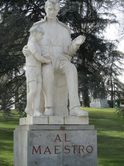 Foto: Al Maestro en el parque del Oeste - Madrid (Comunidad de Madrid), España