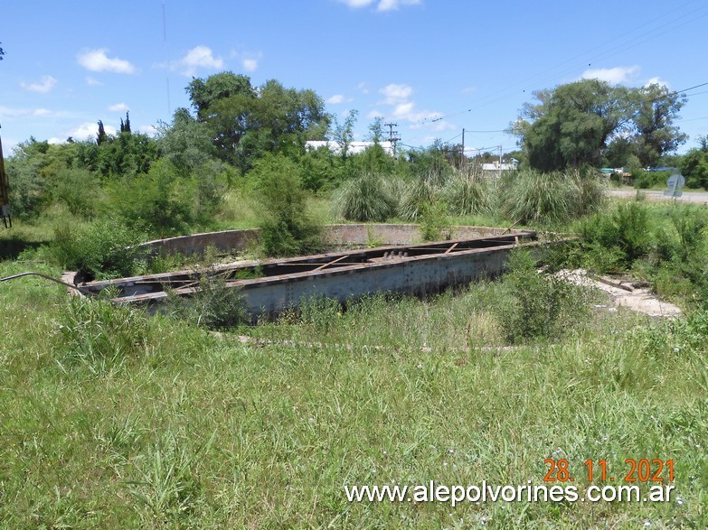 Foto: Estacion La Carlota - Mesa Giratoria - La Carlota (Córdoba), Argentina