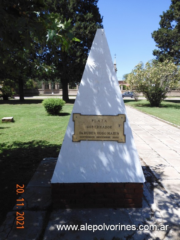 Foto: Quetrequen - Plaza Gobernador Marin - Quetrequen (La Pampa), Argentina