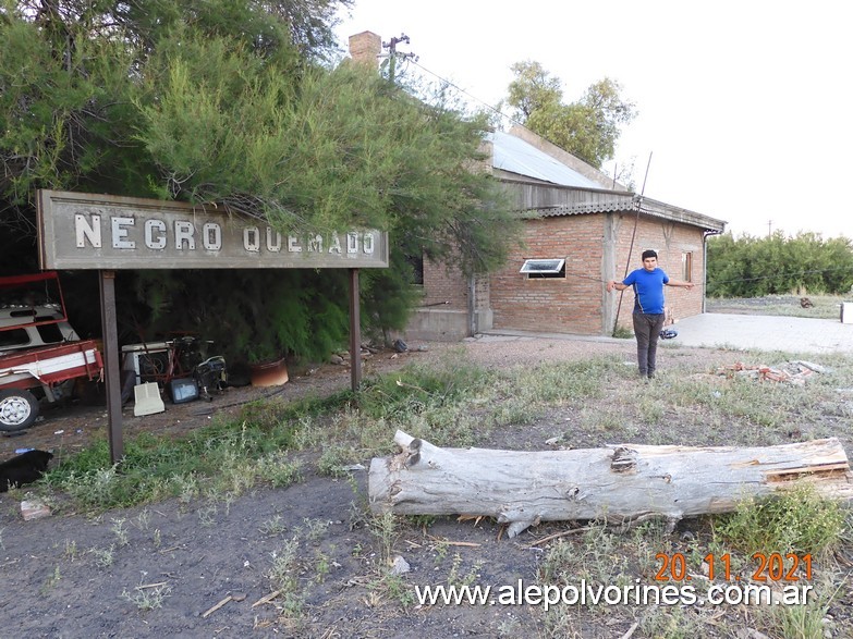 Foto: Estacion Negro Quemado - Villa Atuel (Mendoza), Argentina