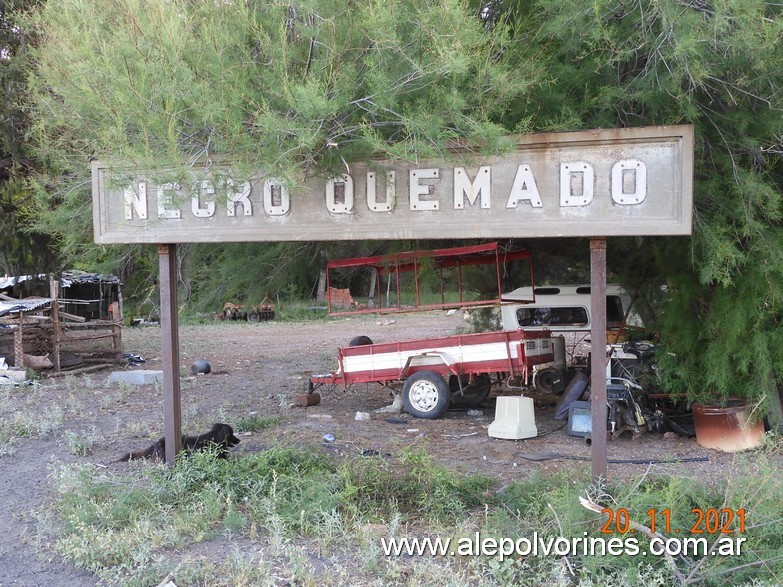 Foto: Estacion Negro Quemado - Villa Atuel (Mendoza), Argentina