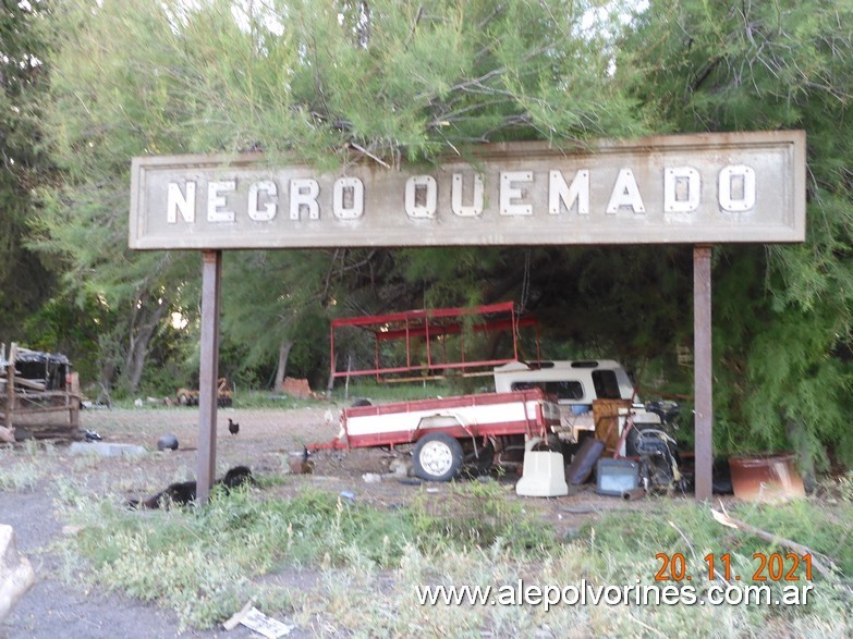 Foto: Estacion Negro Quemado - Villa Atuel (Mendoza), Argentina