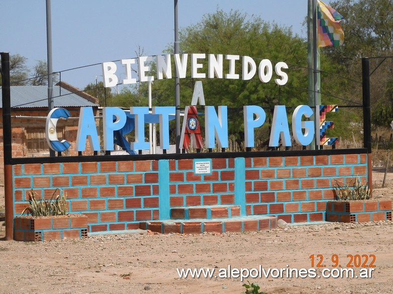 Foto: Capitán Page - Acceso - Capitán Page (Salta), Argentina