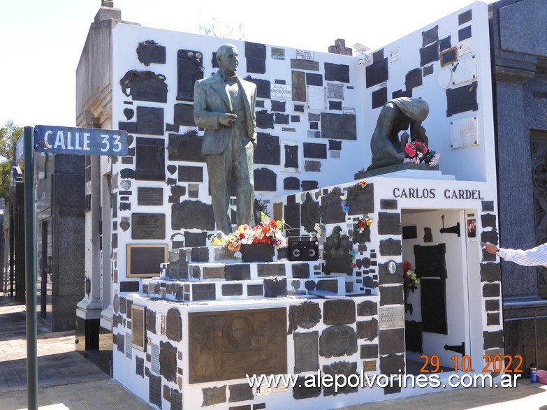 Foto: Cementerio de la Chacarita - Panteon Carlos Gardel - Chacarita (Buenos Aires), Argentina