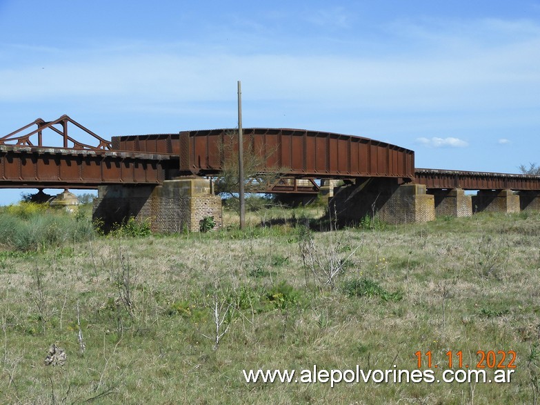 Foto: Santo Domingo - Puente ferroviario sobre Canal N°2 - Santo Domingo (Buenos Aires), Argentina