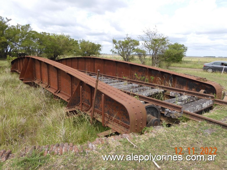 Foto: Estación Juancho - Mesa Giratoria - Juancho (Buenos Aires), Argentina