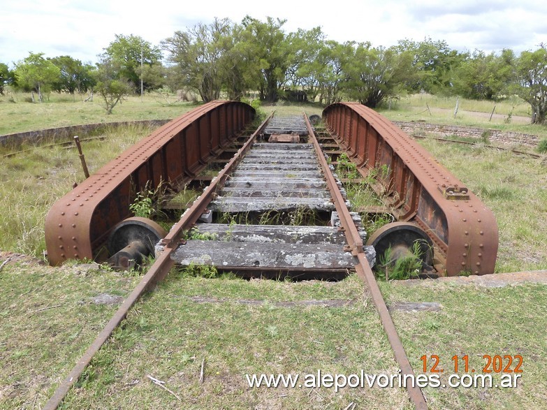 Foto: Estación Juancho - Mesa Giratoria - Juancho (Buenos Aires), Argentina