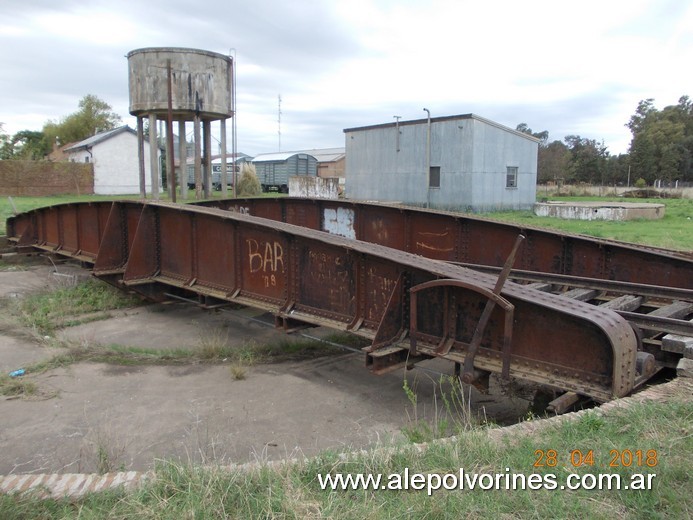 Foto: Estación Sierras Bayas - Mesa Giratoria - Guamini (Buenos Aires), Argentina