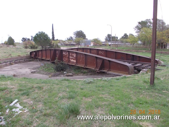 Foto: Estación Sierras Bayas - Mesa Giratoria - Guamini (Buenos Aires), Argentina