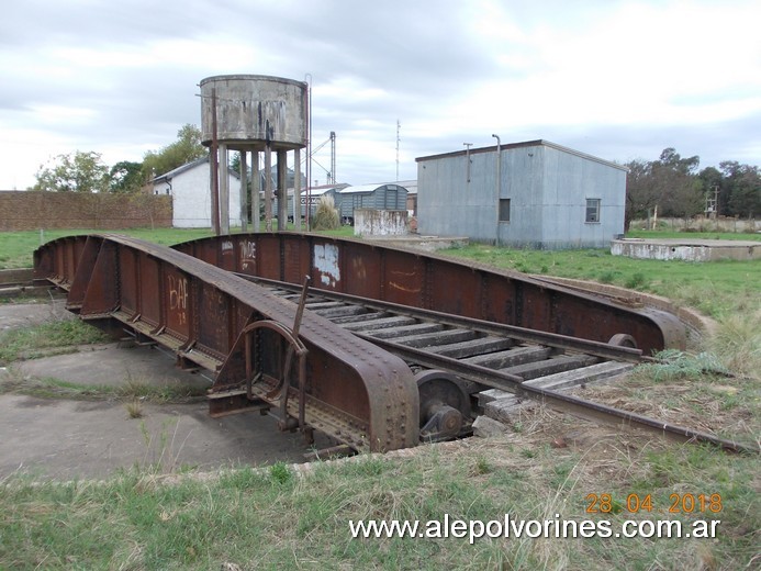 Foto: Estación Sierras Bayas - Mesa Giratoria - Guamini (Buenos Aires), Argentina