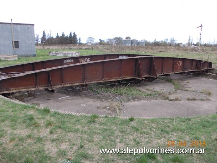 Foto: Estación Sierras Bayas - Mesa Giratoria - Guamini (Buenos Aires), Argentina