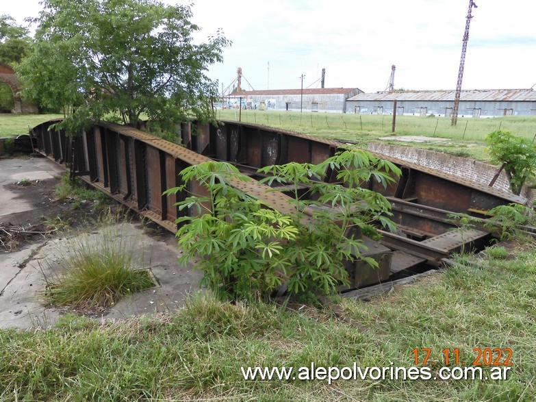 Foto: Estación Azul - Mesa Giratoria - Azul (Buenos Aires), Argentina