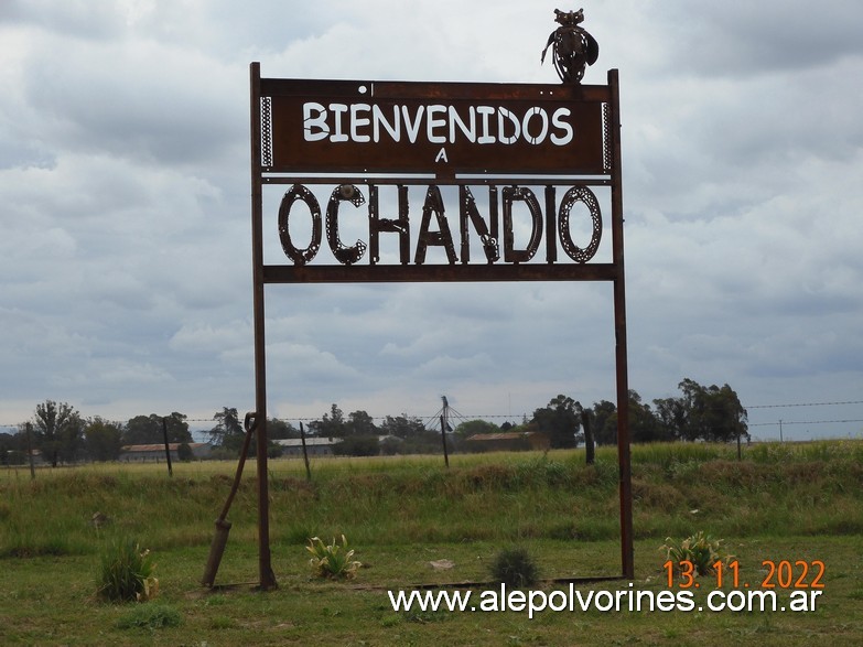 Foto: Ochandio - Acceso - Ochandio (Buenos Aires), Argentina