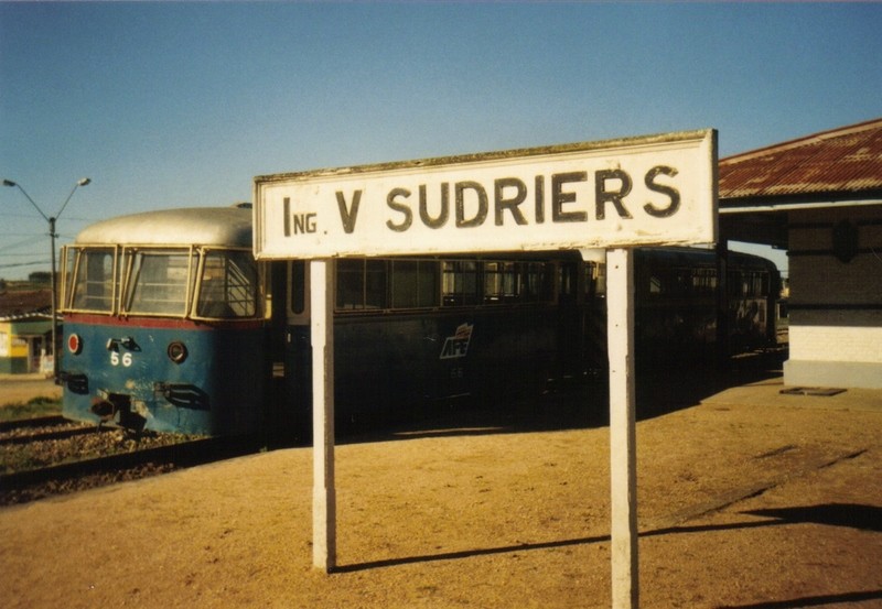 Foto: estación Ingeniero Víctor Sudriers - Olmos (Canelones), Uruguay