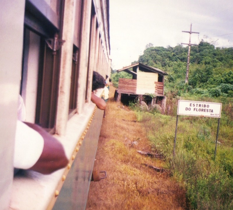 Foto: Estribo do Floresta, Km 137 - Estrada de Ferro do Amapá (Amapá), Brasil