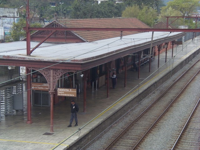 Foto: estación Ribeirão Pires - Ribeirão Pires (São Paulo), Brasil