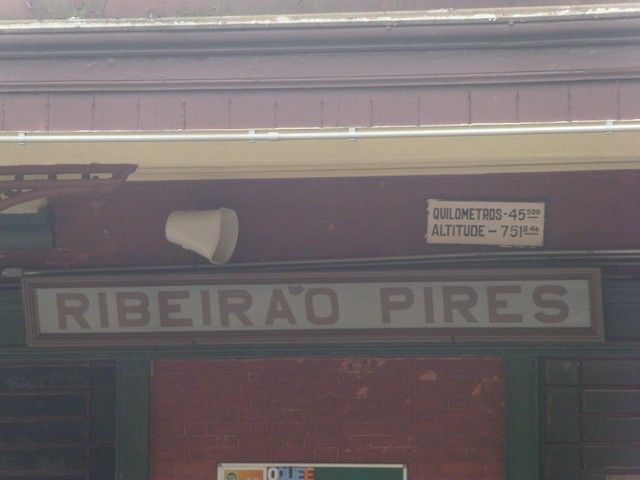 Foto: estación Ribeirão Pires - Ribeirão Pires (São Paulo), Brasil