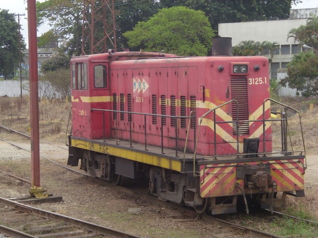 Foto: locomotora en estación Prefeito Celso Daniel - Santo André - Santo André (São Paulo), Brasil