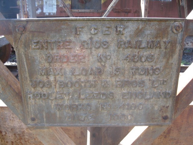 Foto: placa del FC de Entre Ríos, Ferroclub Argentino - Villa Lynch (Buenos Aires), Argentina