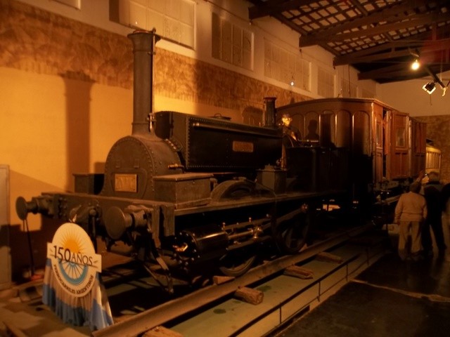 Foto: Museo de Luján; La Porteña, primera locomotora traída a la Argentina - Luján (Buenos Aires), Argentina