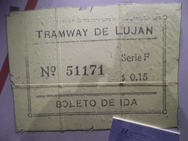 Foto: Museo de Luján, boleto de tranvía - Luján (Buenos Aires), Argentina