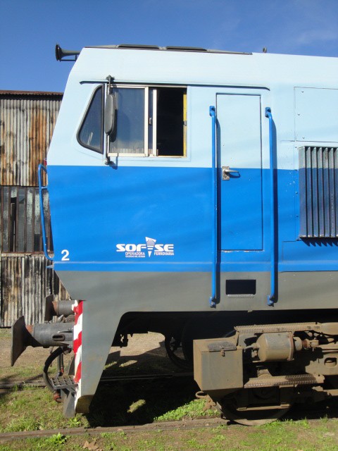 Foto: locomotora de la operadora SOFSE - Remedios de Escalada (Buenos Aires), Argentina