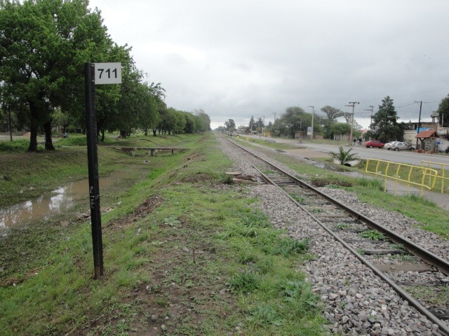 Foto: área de la estación Malvinas Argentinas (ex Km 711), FC Belgrano - Malvinas Argentinas (Córdoba), Argentina