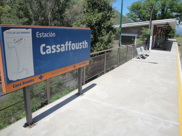 Foto: estación Cassaffousth, FC Belgano / Tren de las Sierras - San Roque (Córdoba), Argentina