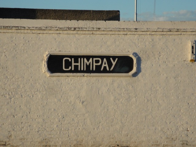 Foto: estación Chimpay, FC Roca - Chimpay (Río Negro), Argentina