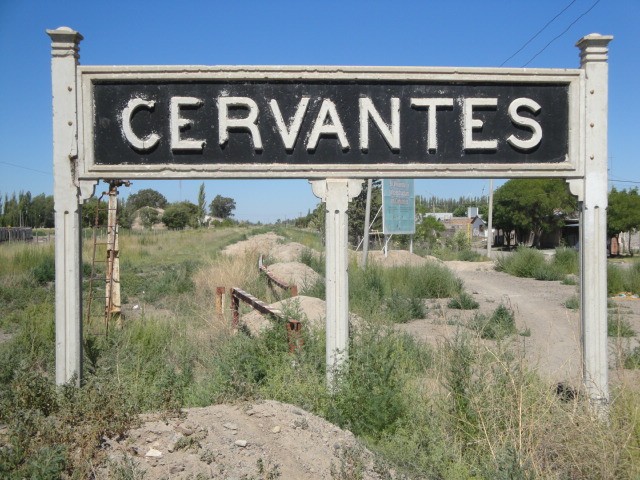 Foto: estación Cervantes, FC Roca - Cervantes (Río Negro), Argentina