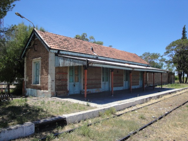 Foto: estación Chelforó, FC Roca - Chelforó (Río Negro), Argentina