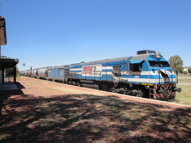 Foto: estación Ingeniero Luis A. Huergo, FC Roca - Ingeniero Luis A. Huergo (Río Negro), Argentina