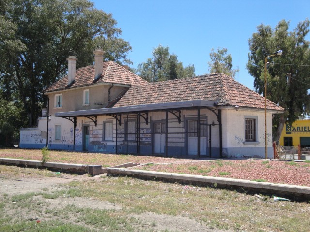 Foto: estación Ingeniero Luis A. Huergo, FC Roca - Ingeniero Luis A. Huergo (Río Negro), Argentina